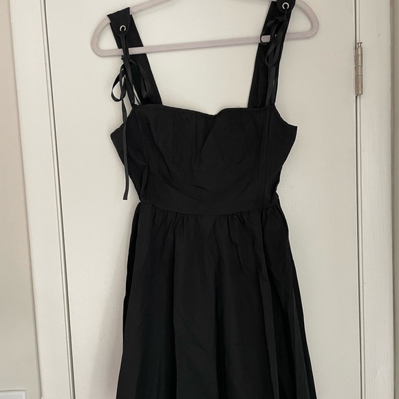 Shoulder Tie Mini Dress - Picture 2 of 4